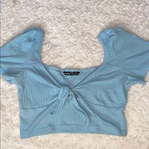 bow tie crop top